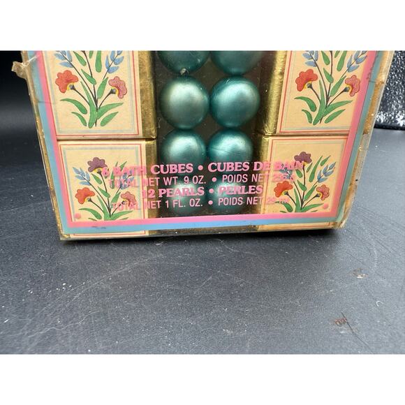 Du Cair Perfumed Bath Cubes: Rose & Bath Oil Pearls - new in package - Picture 3 of 8